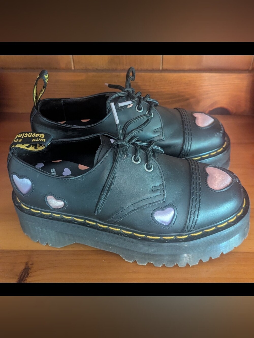 Dr. Martens Quad Heart Platform Oxford 6